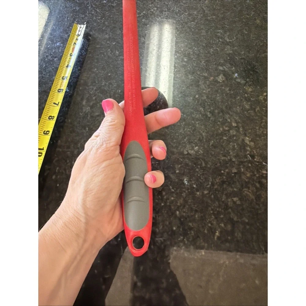 Betty Crocker Melamine Red Plastic Soup Ladle Spoon Cooking Utensil Kitchen